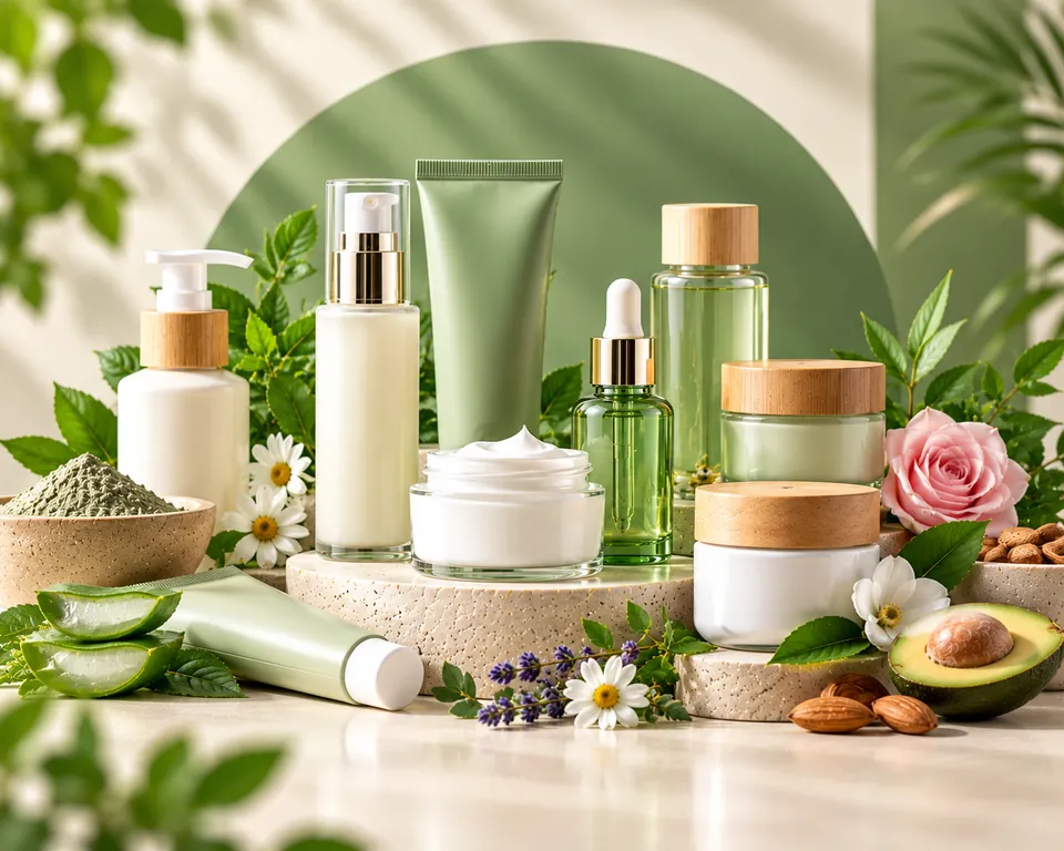 Cosmetic skincare jars and bottles