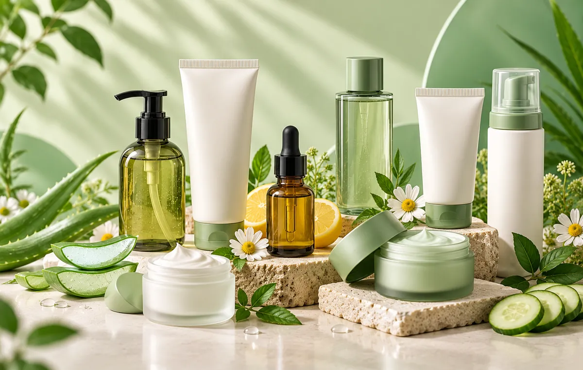Botanical skincare and cosmetic products