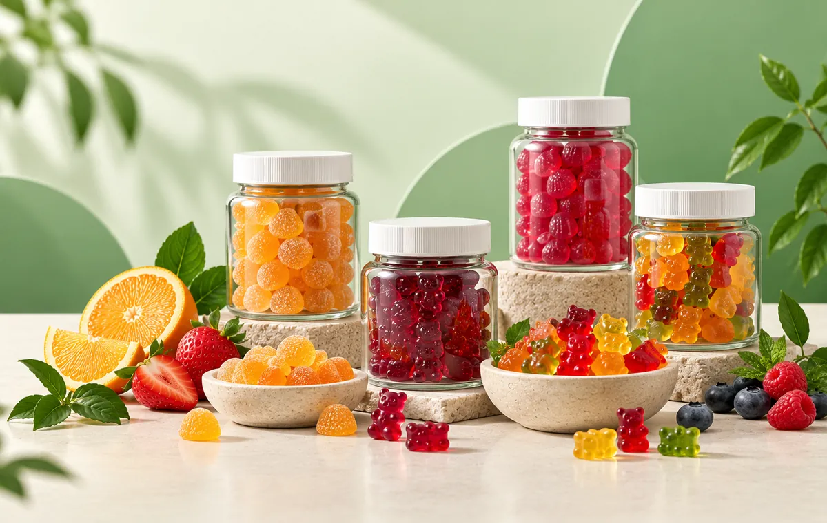 Vegan nutraceutical gummies with botanical ingredients