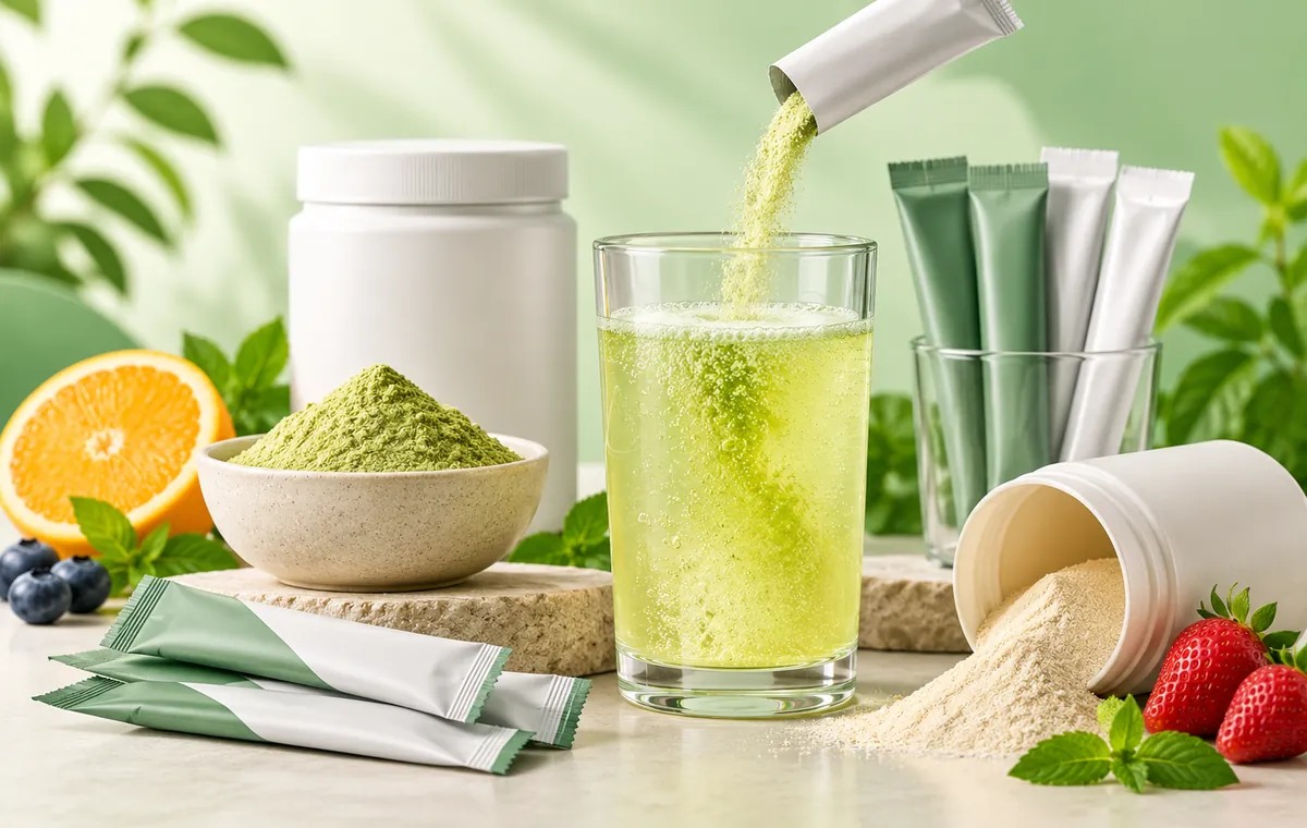Wellness powder sachets and mixes