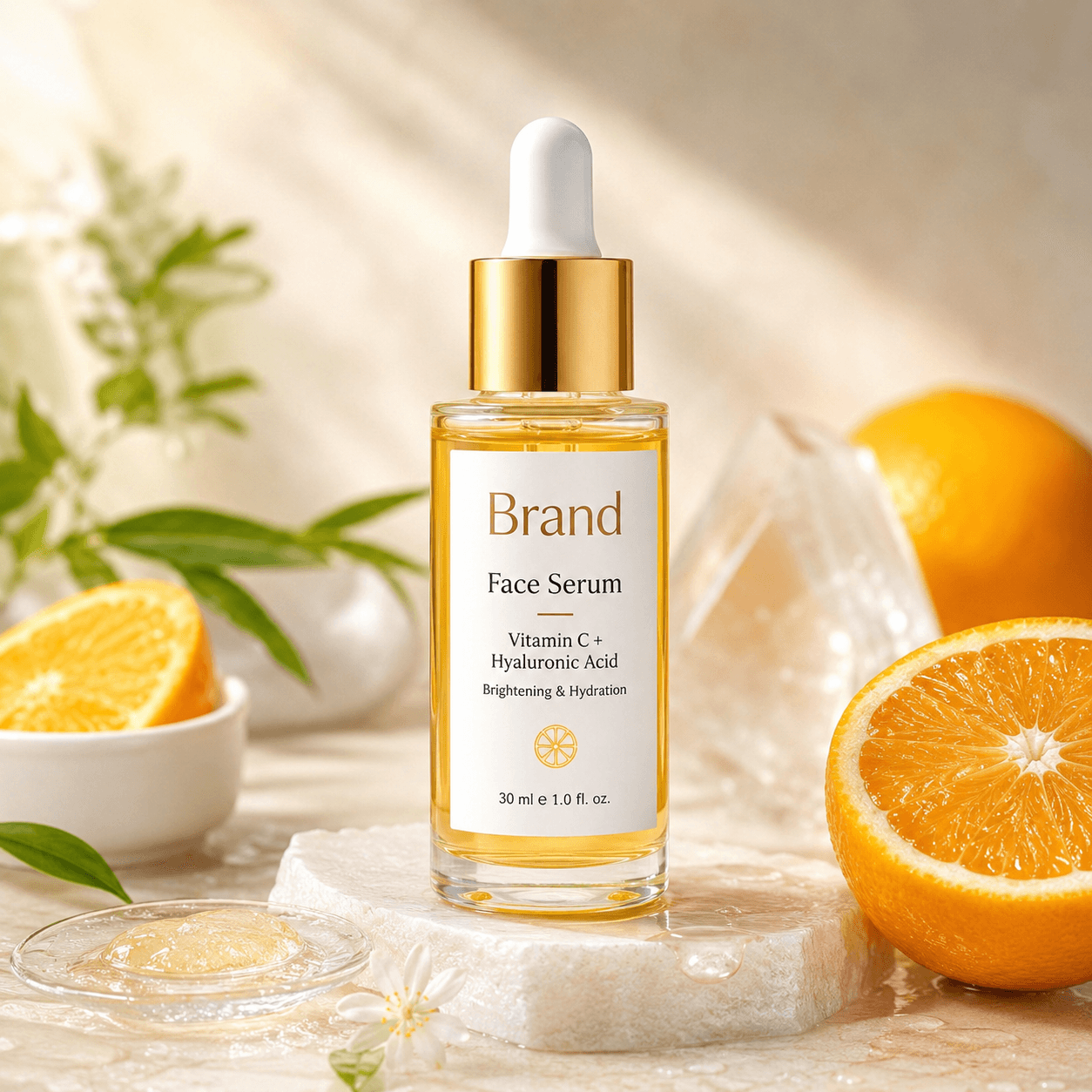 Face Serum (Vitamin C / Hyaluronic Acid) Cosmetic