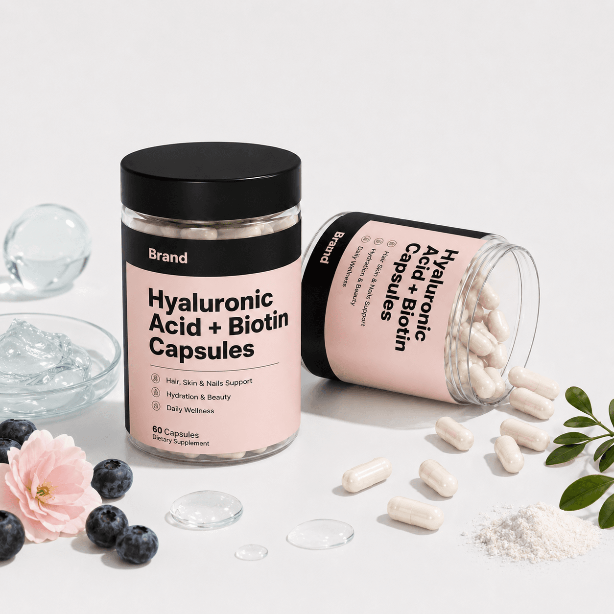 Hyaluronic Acid + Biotin Tablet Capsules