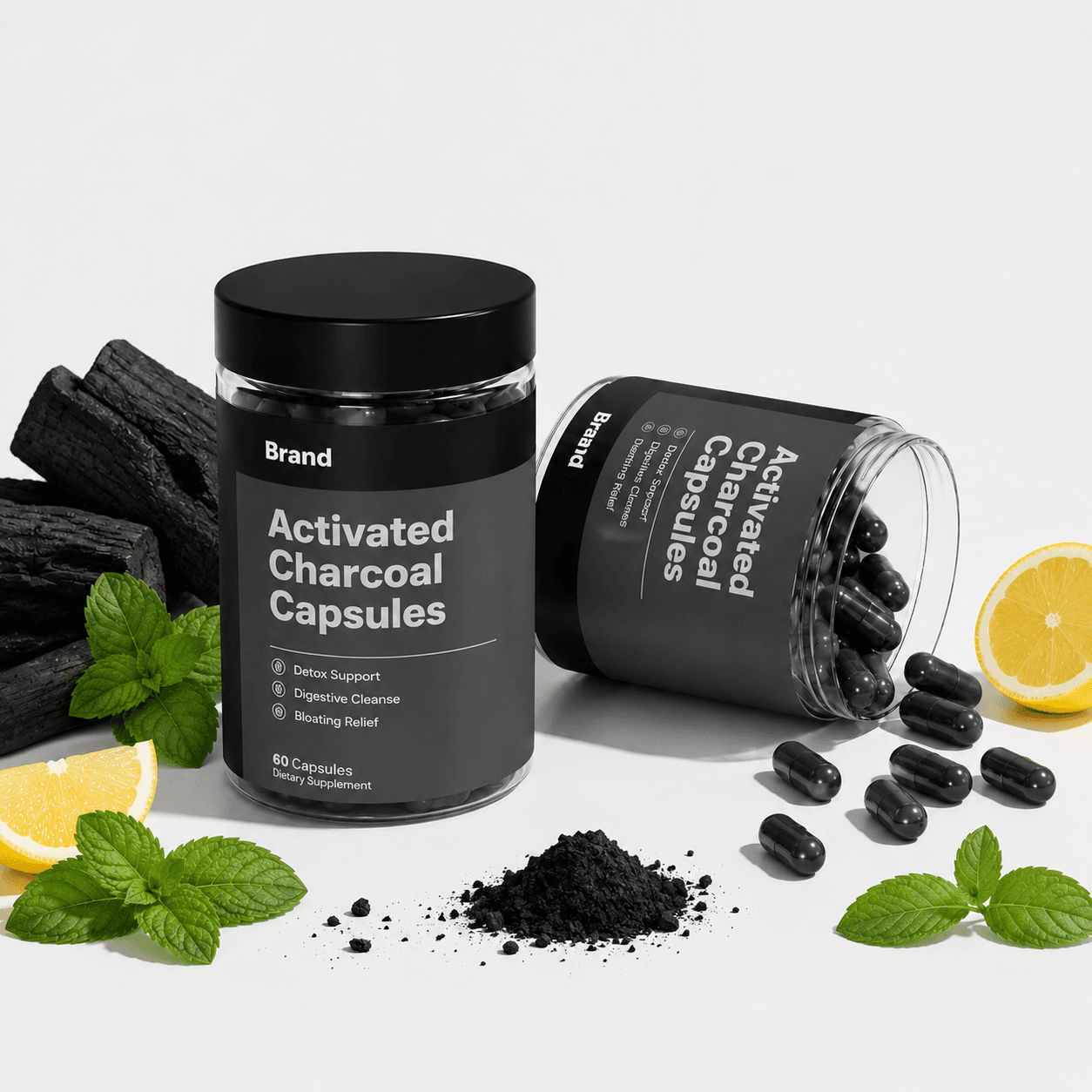 Activated Charcoal Tablet Capsules