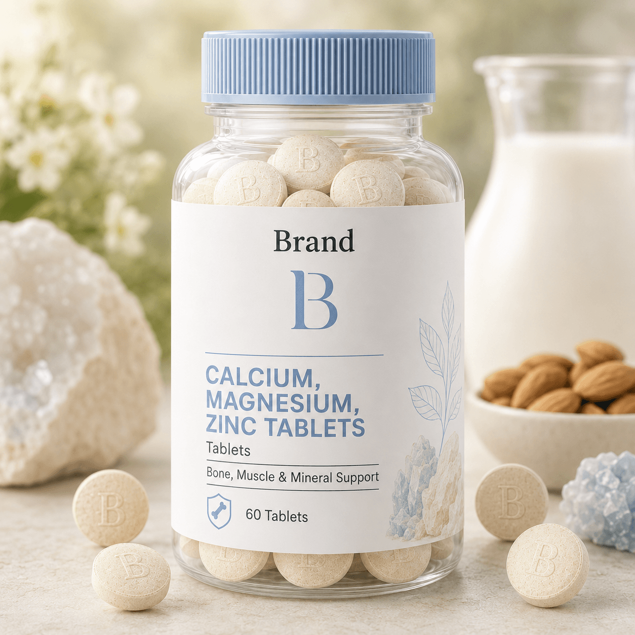 Calcium, Magnesium, Zinc Tablets