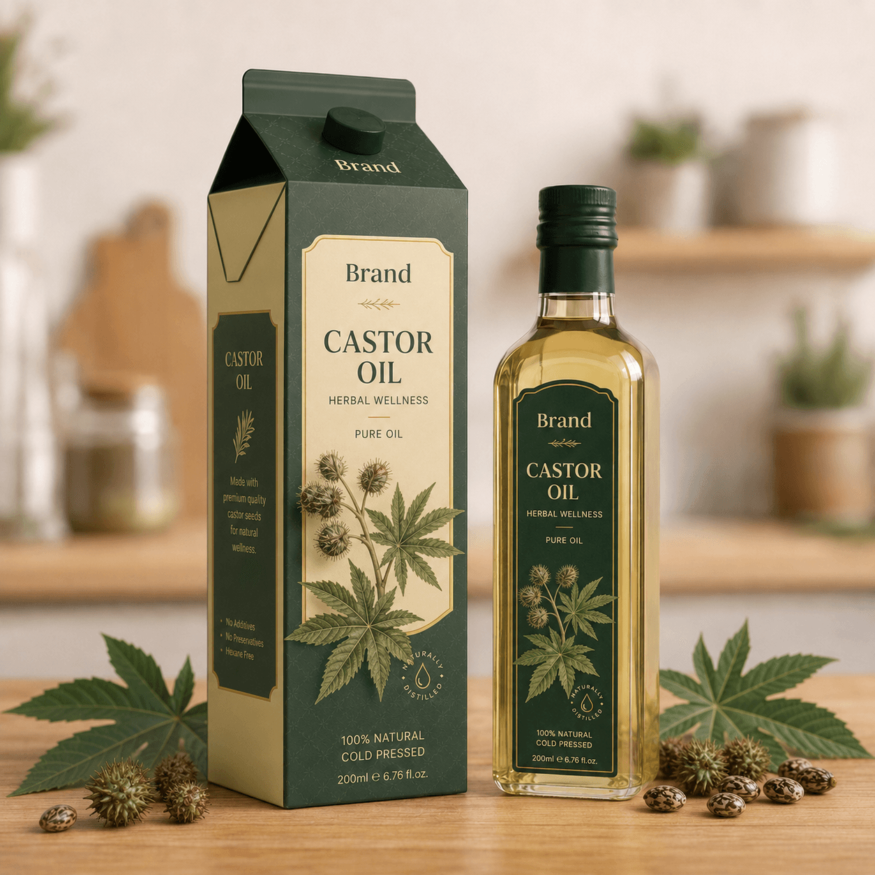 Castor Oil Herbal Oil