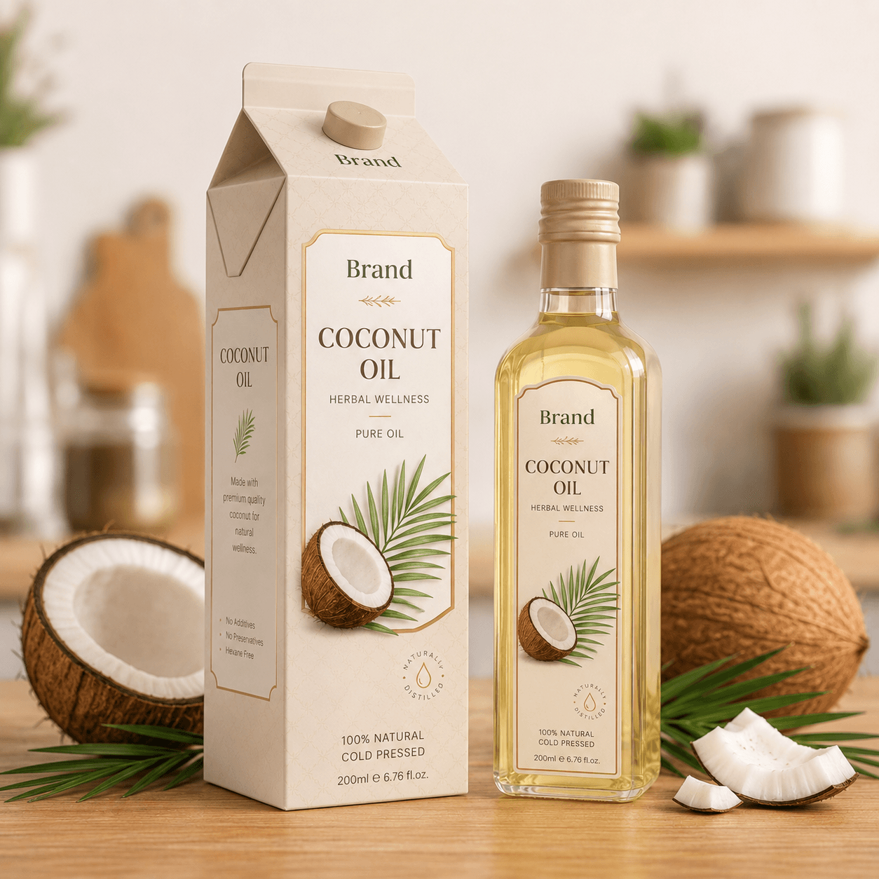 Coconut Oil Herbal Oil