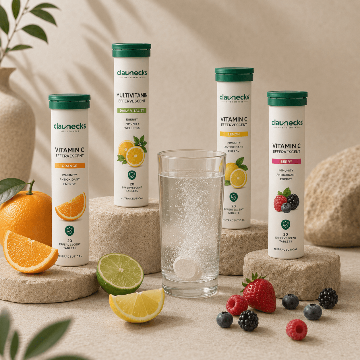 Effervescent tablets exporter from India for supplement importers