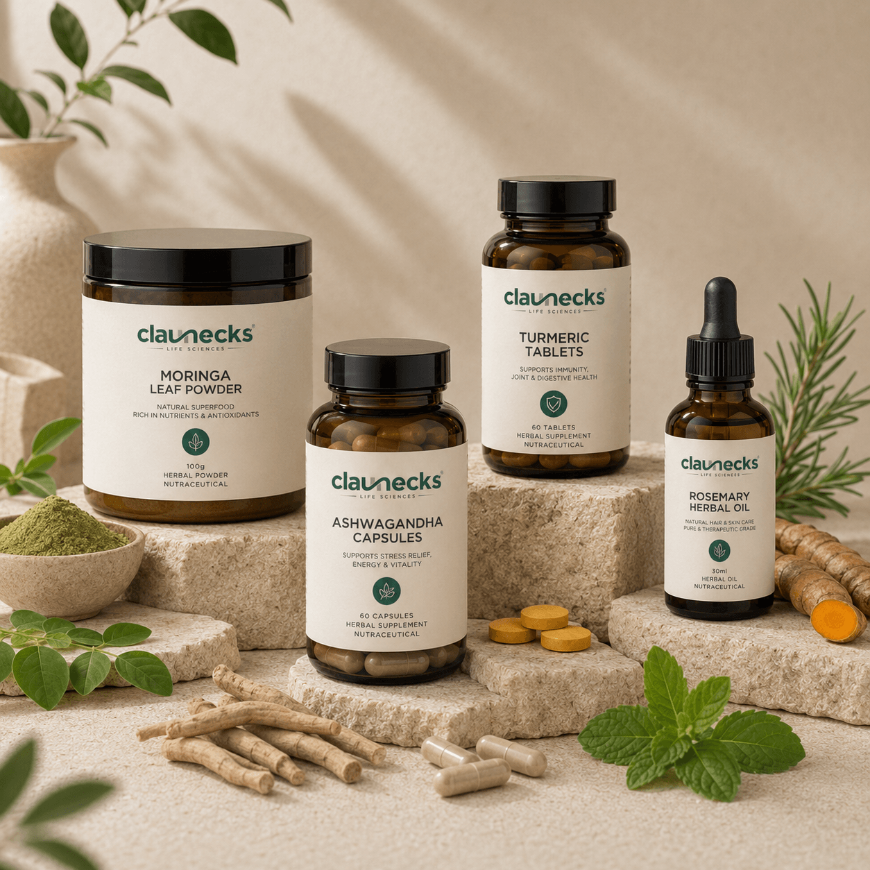 Herbal wellness products exporter from India for international markets