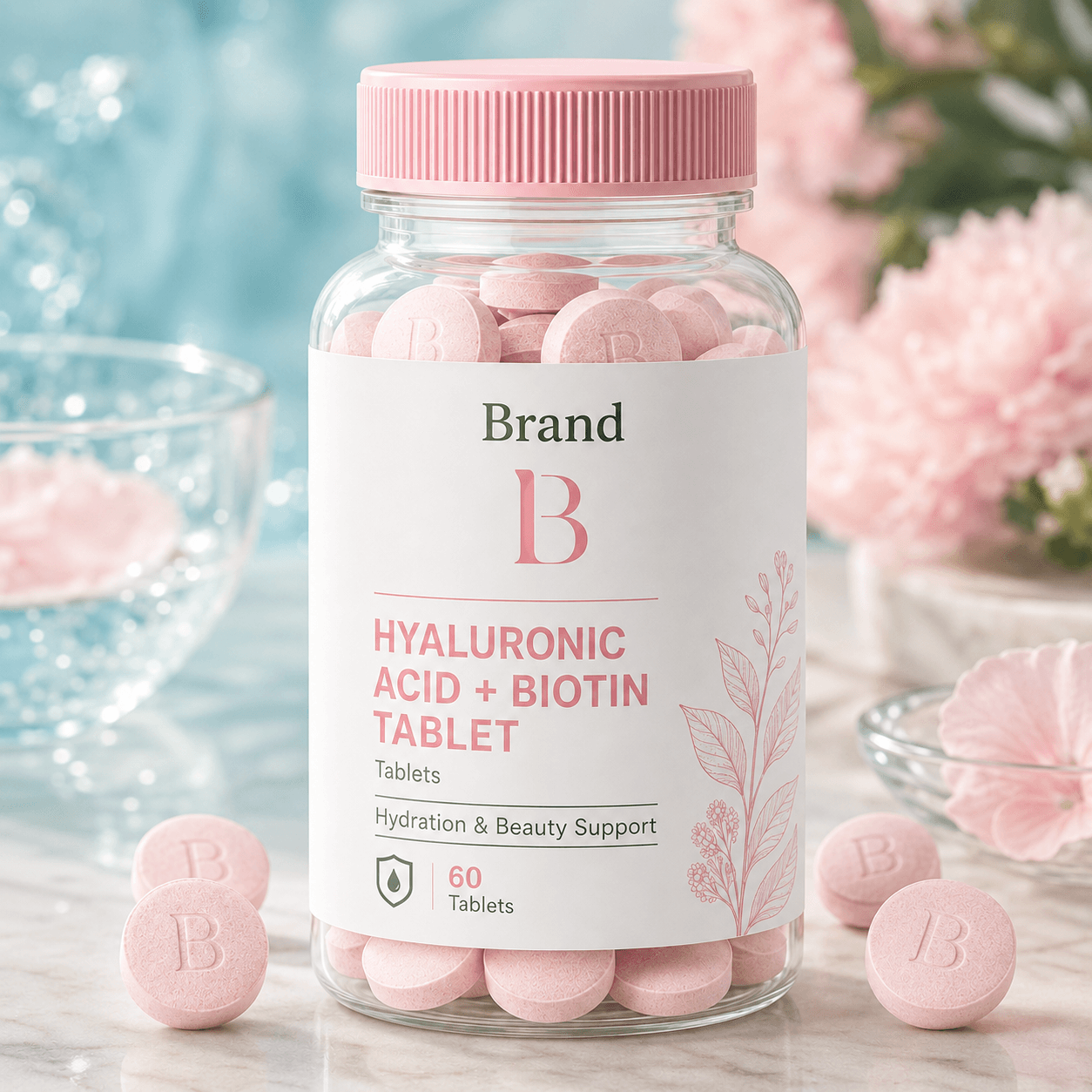 Hyaluronic Acid + Biotin Tablet Tablet