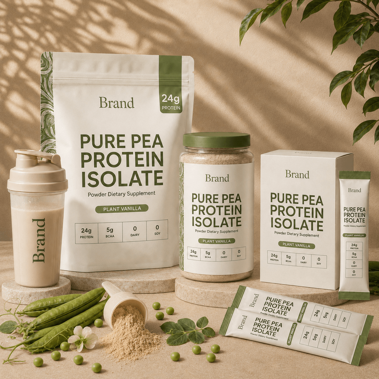 Pure Pea protein Isolate Powder