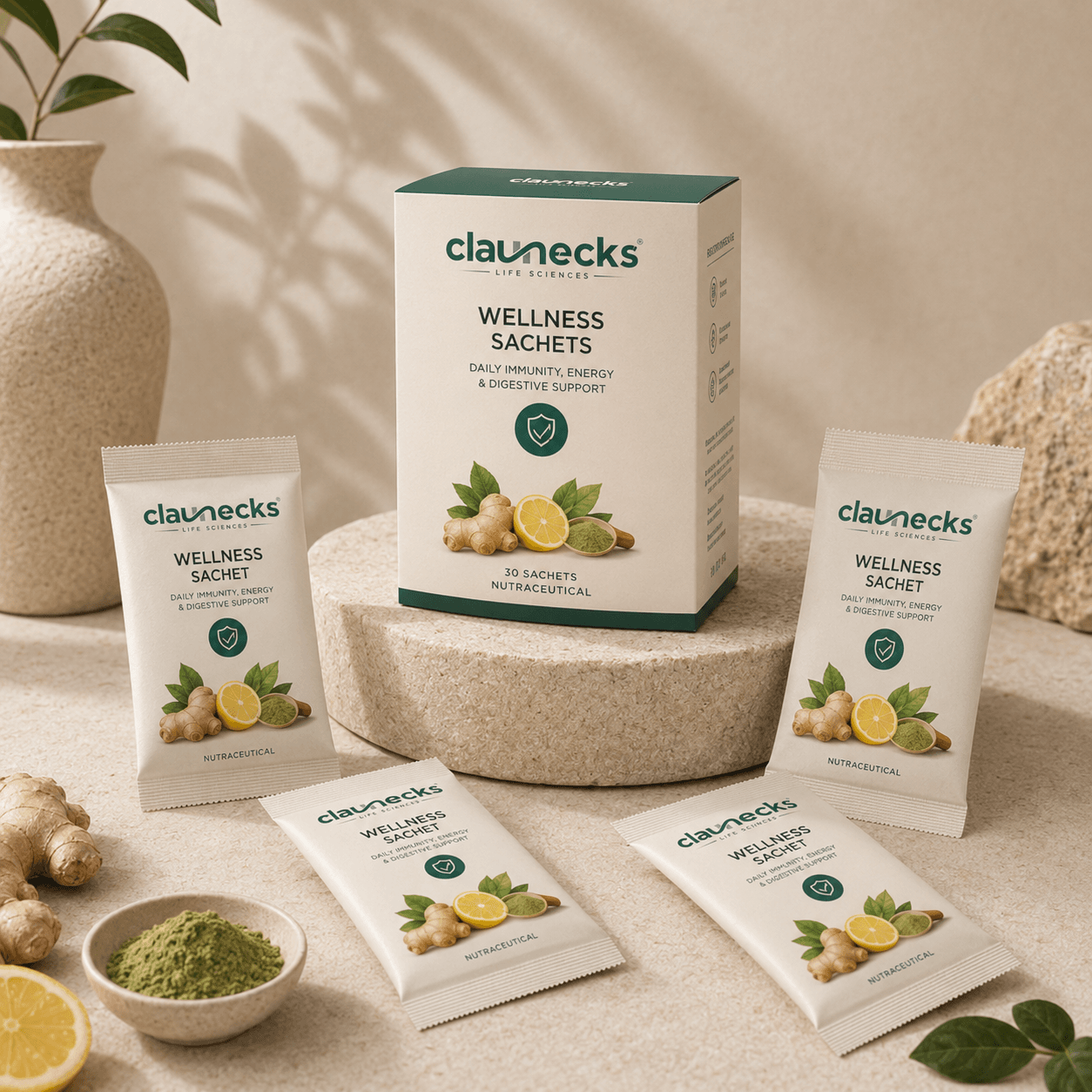 Nutraceutical sachets exporter from India for global wellness brands